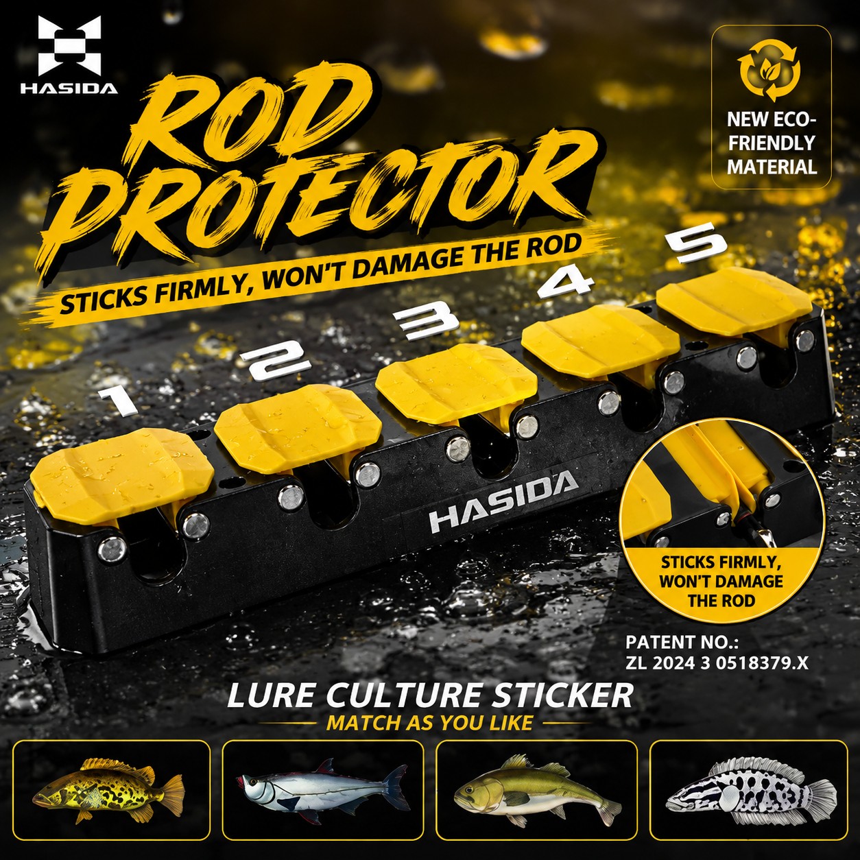 HASIDA Wandmontierter Angelrut – Spinning Reel Bewertung und Preis