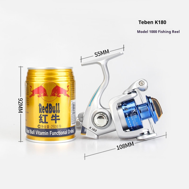 TEBEN K180 Mini-Spinnrolle mit – Ice Fishing Reel Bewertung und Preis