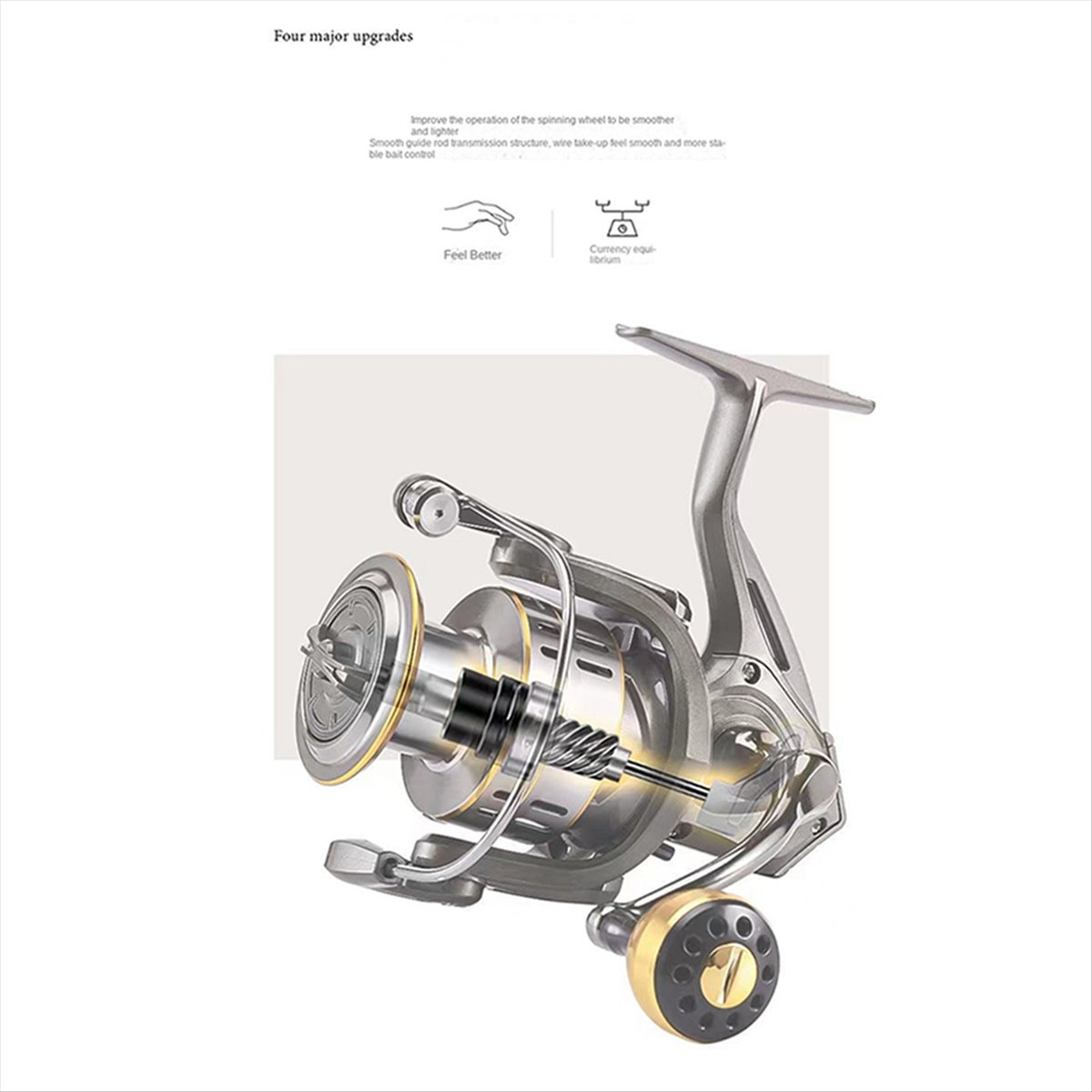 T34C Angelrolle im neuen Stil, – Reel Handle Bewertung und Preis